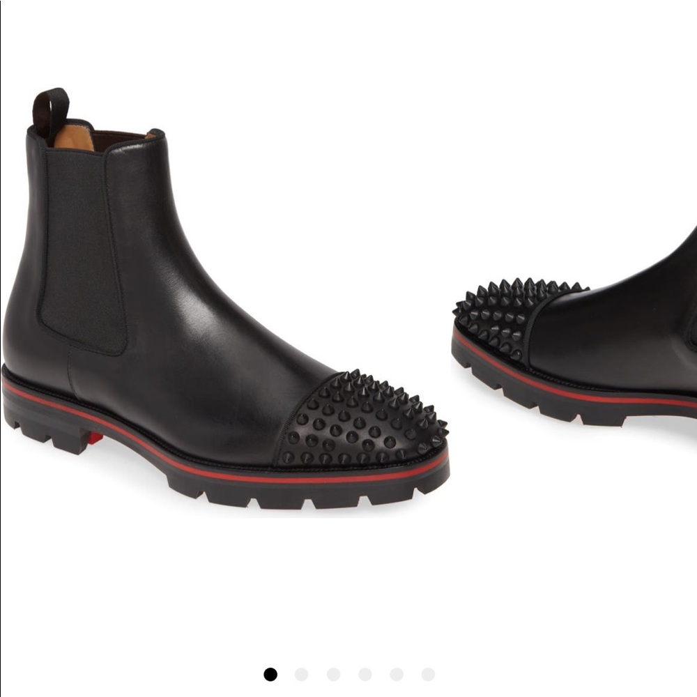 Christian Louboutin Melon Spike Chelsea Boot size 13 US / 46 EU. Brand new